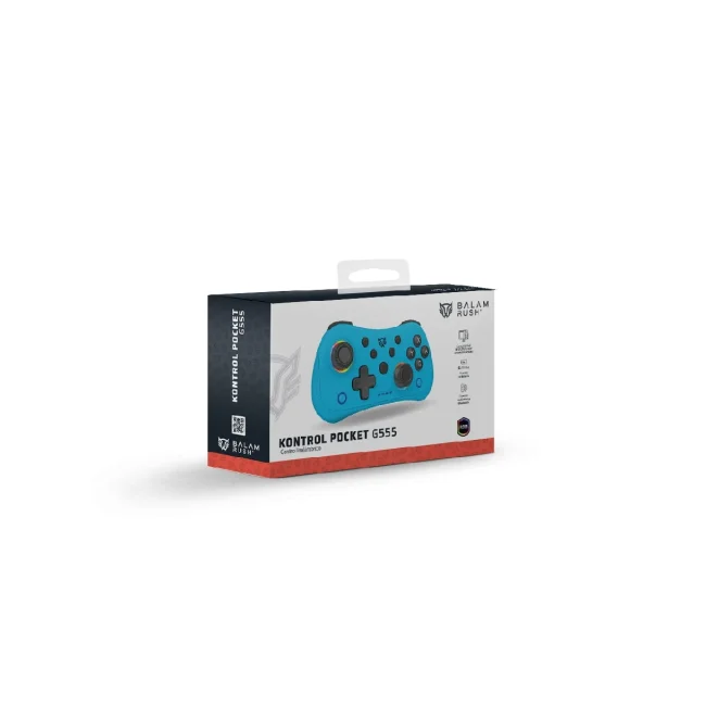 Gamepad control Inalámbrico BALAMRUSH POCKET G555 Azul. Conexión Bluetooth 5.0 Dual Mode + Alámbrico image 5