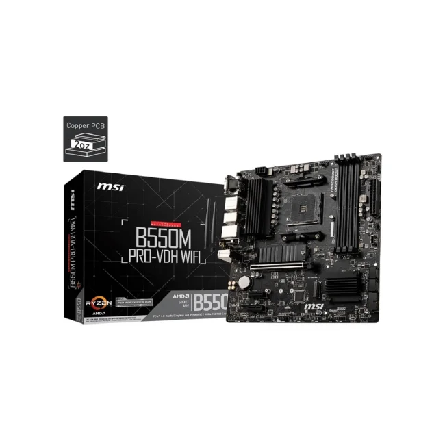 MSI B550M PRO-VDH WIFI placa base AMD B550 Enchufe AM4 Micro ATX image 10