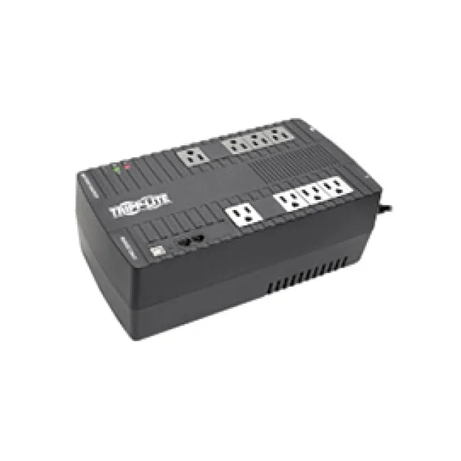 Tripp Lite AVR700U UPS Interactivo de 700VA 350W - 8 Tomacorrientes NEMA 5-15R, AVR, 120V, 50Hz / 60Hz, USB, Instalación en pared o escritorio