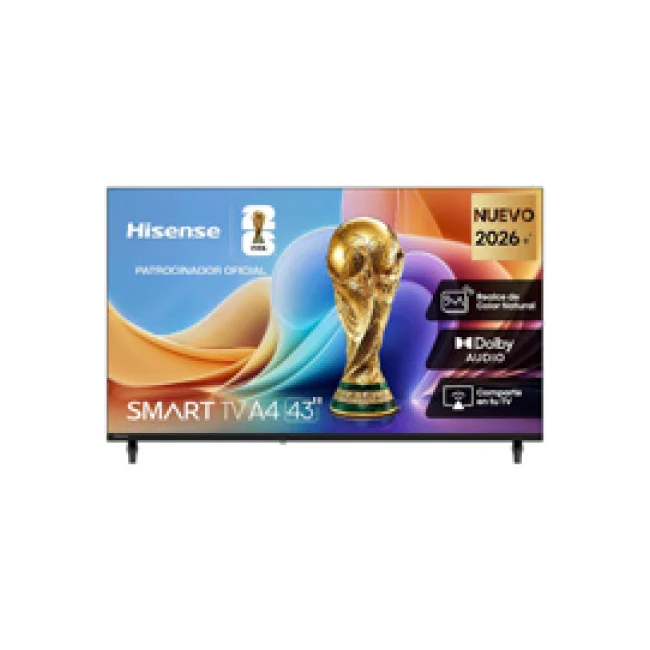 Televisor Hisense 43A4SV, 43 pulgadas, LED FULL HD, 1920 x 1080 Pixeles, VIDAA SMART TV