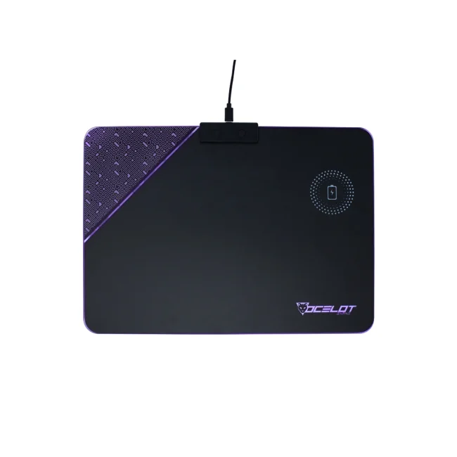 OCELOT MOUSE PAD RIGIDO TIPO RGB, CARGA INALAMBRICA PARA SMARTPHONES, CONEXIN MEDIANTE USB PLUG AND PLAY image 2