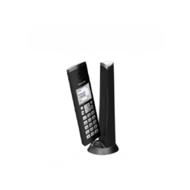 TELEFONO PANASONIC KX-TGK210MEB INALAMBRICO CON IDENTIFICADOR DE LLAMADAS MODO ECO DIRECTORIO TELEFNICO BOTN PARA INTERCOM COLOR NEGRO.