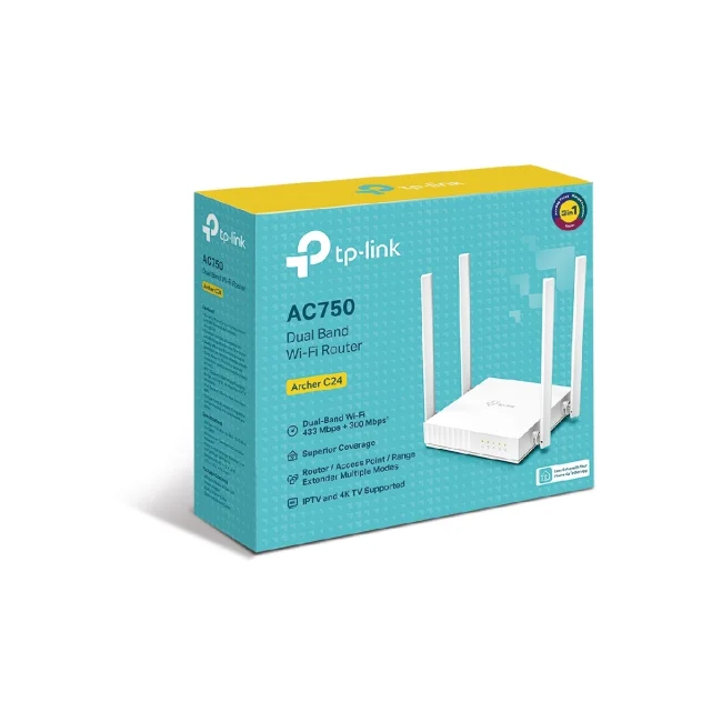 TP-Link ARCHER C24 router inalámbrico Ethernet rápido Doble banda (2,4 GHz / 5 GHz) Blanco image 11