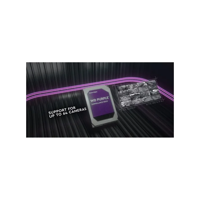 Western Digital Purple WD23PURZ disco duro interno 3.5" 2 TB SATA image 9