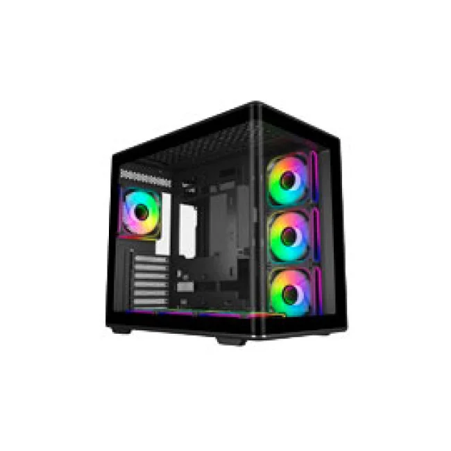 GABINETE COOLER MASTER (E600-KGNN-S02) ELITE 600 BLACK 7 FAN*ARGB INCLUIDOS,S/FUENTE