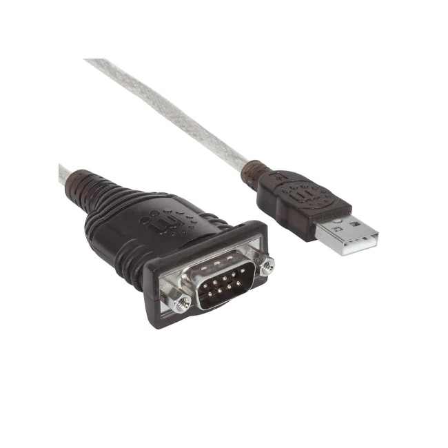 Manhattan 151856 cable serial Plata 0.45 m USB A Serial/COM/RS232/DB9 image 7