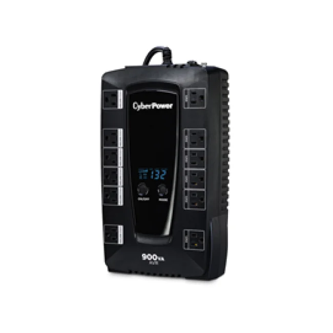 CyberPower AVRG900LCD sistema de alimentación ininterrumpida (UPS) Línea interactiva 0.9 kVA 480 W 12 salidas AC