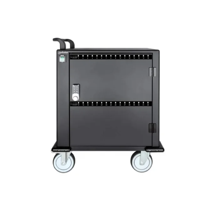 Manhattan 716000 carrito o armario de dispositivo portátil Carrito de manejo de dispositivos portátiles Negro image 5