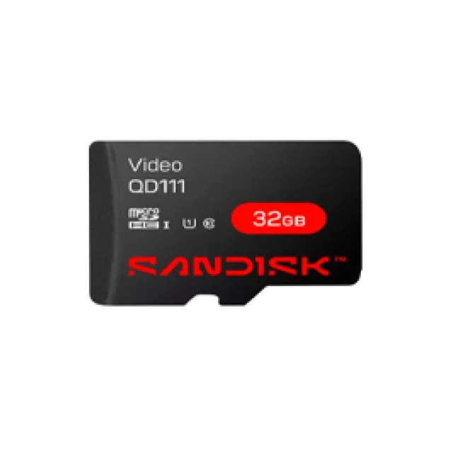 MEMORIA MICROSD SDHC SANDISK 32GB (SDSDQAS4-032G-BP) VIDEO, QD111, UHS-I
