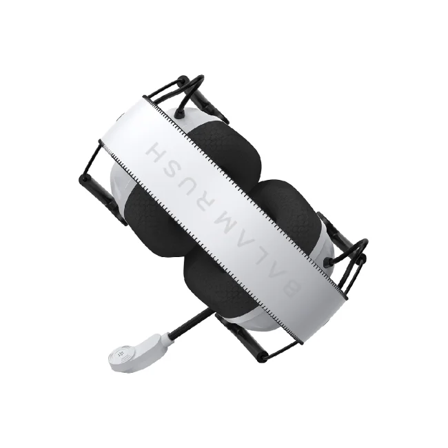 DIADEMA GAMER BALAM RUSH PILOTO PRO HS808 ALAMBRICO USB C NEGRO/BLANCO image 6