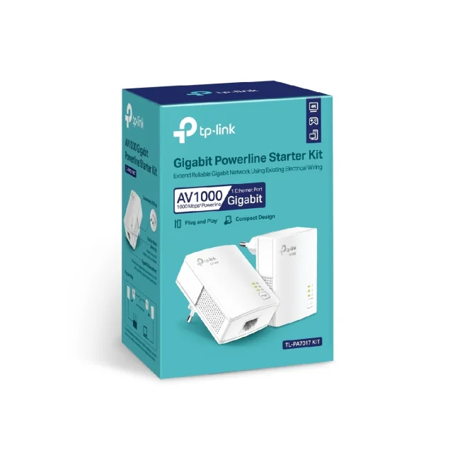 TP-Link TL-PA7017 KIT adaptador de red PowerLine 1000 Mbit/s Ethernet Blanco 2 pieza(s) image 13