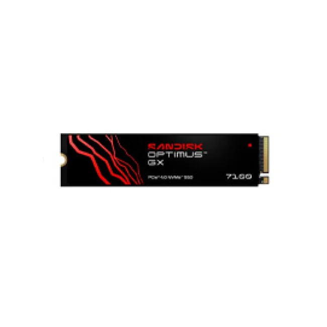 UNIDAD DE ESTADO SOLIDO SSD INTERNO SANDISK OPTIMUS GX 7100 500GB M.2 2280 NVME PCIE 4.0X4 LECT.6800MBS ESCRIT.5800MBS PC  SDSP71500GAN-000E0