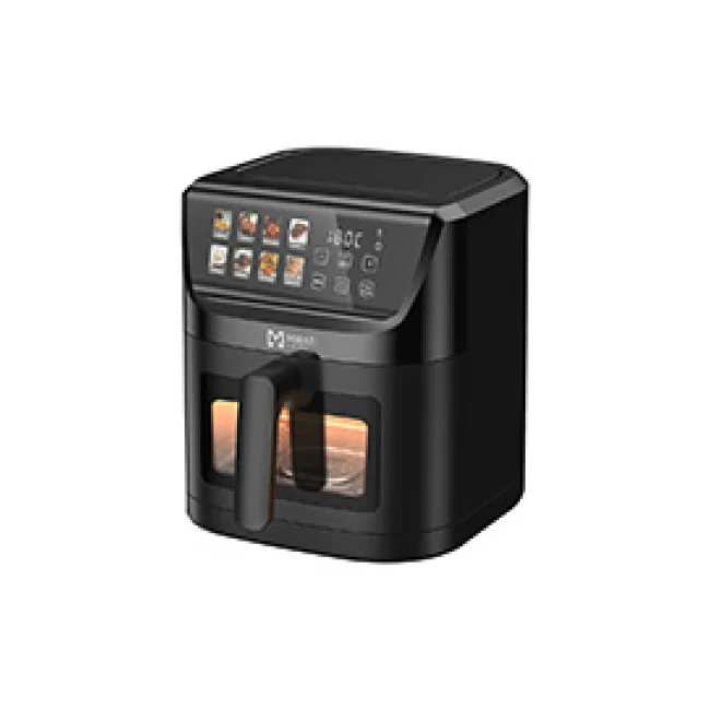 FREIDORA DE AIRE DIGITAL A COLOR CON VENTANA / MIRATI HOME CON CAPACIDAD DE 5 LITROS 1000W, 8 MODOS PREESTABLECIDOS, TEMPERATURA DE 60C-200C