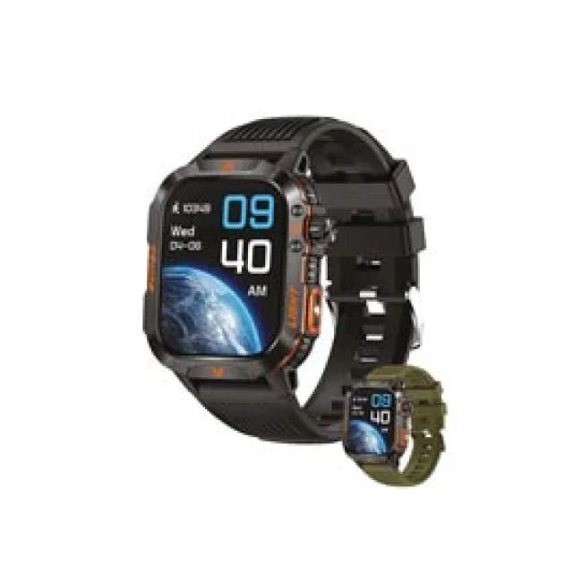 Perfect Choice PC-270195 reloj inteligente y deportivo 5.11 cm (2.01") 52 mm Digital 240 x 296 Pixeles Negro image 2