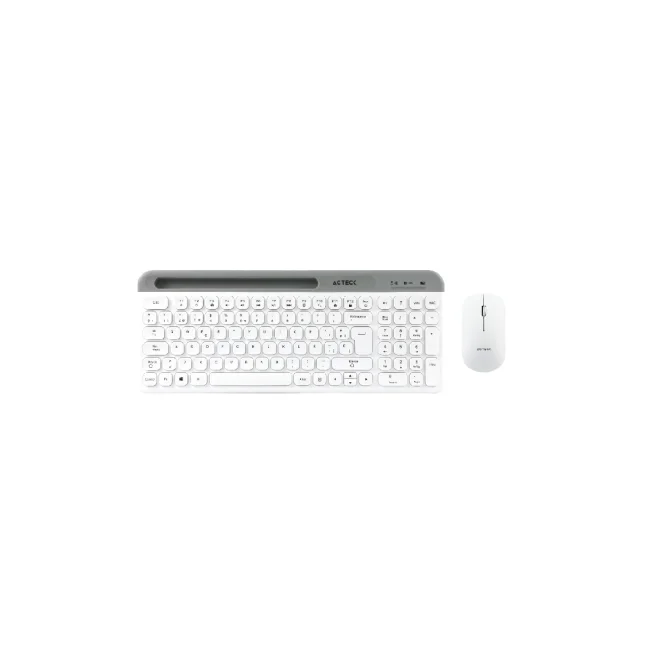 Acteck Creator Virtuos Silk MK720 teclado Ratón incluido Bluetooth Español Blanco image 4