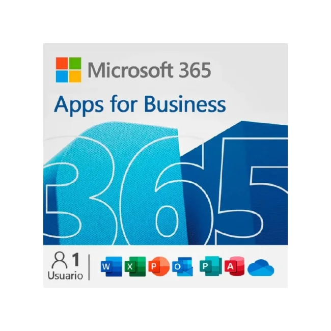Microsoft 365 Apps for Business 1 licencia(s) Descarga electrónica de software (ESD) Plurilingüe 1 Año(s) image 4