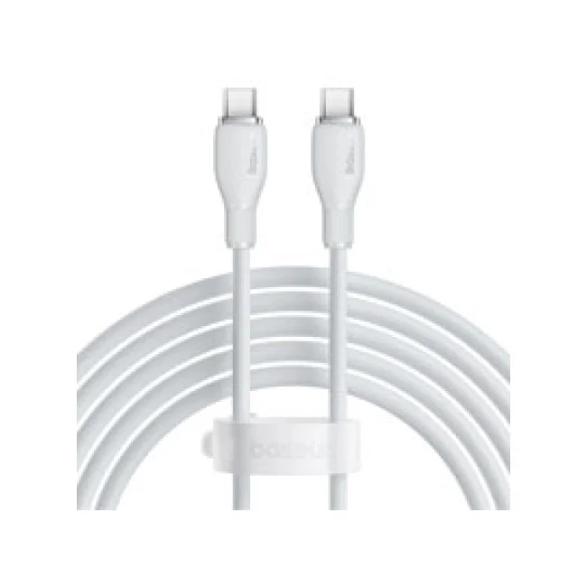CABLE DE CARGA RPIDA BASEUS, TIPO C A TIPO C, CABLE DE CARGA 100 W, 5 A, 1,2 M, COLOR BLANCO