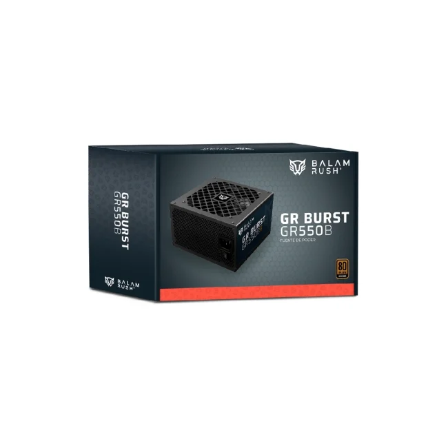 Balam Rush GR Burst GR550B unidad de fuente de alimentación 550 W 24-pines ATX ATX Negro image 8