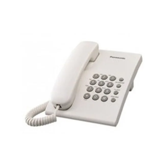 Panasonic KX-TS500 Teléfono analógico Identificador de llamadas Blanco image 3