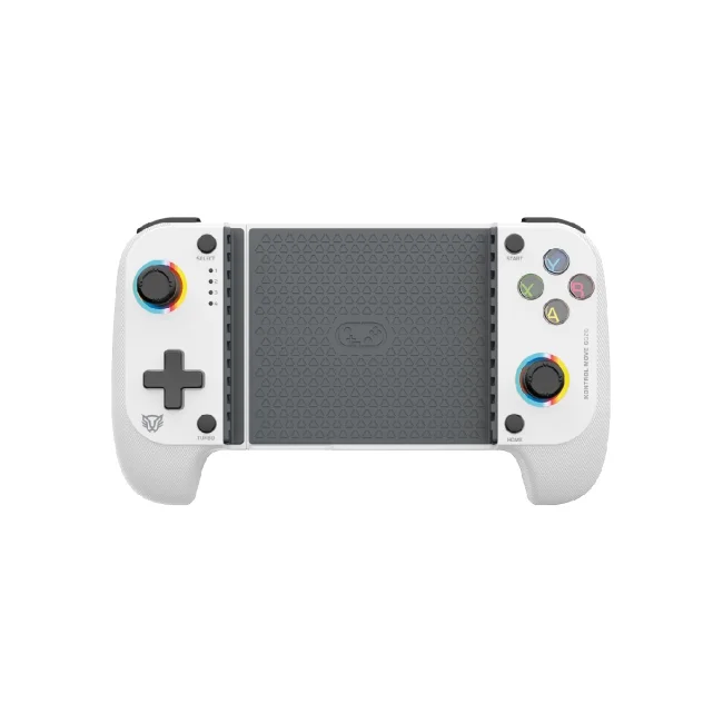 Gamepad BALAM RUSH para Móvil Inalámbrico Kontrol Move G626 / Bluetooth 5.0 / Compatible con Android + IOS + Botones Mecánicos + Gatillos Sensibles + Funciones Turbo + RGB / Recargable / Legend Blanco image 3
