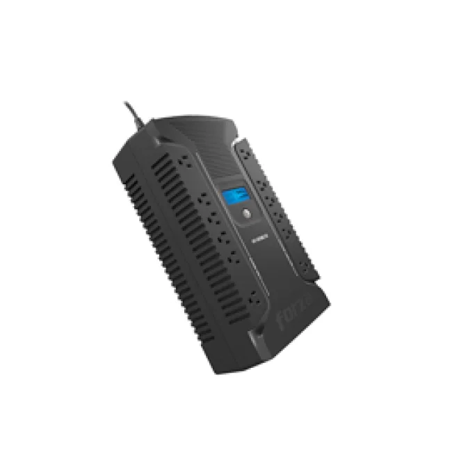 Forza Power Technologies HT-650LCD sistema de alimentación ininterrumpida (UPS) Línea interactiva 0.65 kVA 390 W 12 salidas AC
