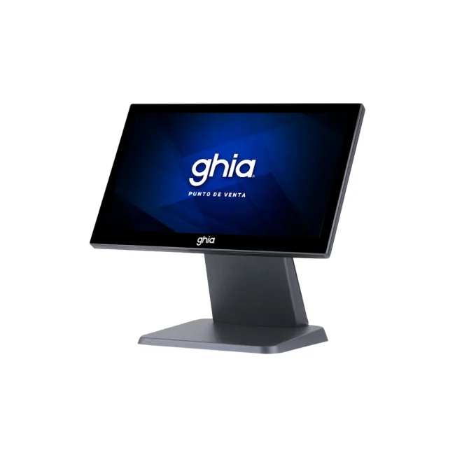 TERMINAL PUNTO DE VENTA GHIA GPOS315A / ALL IN ONE / TOUCH SCREEN / 15.6 PULGADAS / CAPACITIVA / INTEL CELERON J4125, QUAD CORE, 2 GHZ / RAM 4 GB / ROM 128 GB / VGA, COM, USB X 4 / WINDOWS 11 / NEGRO image 4