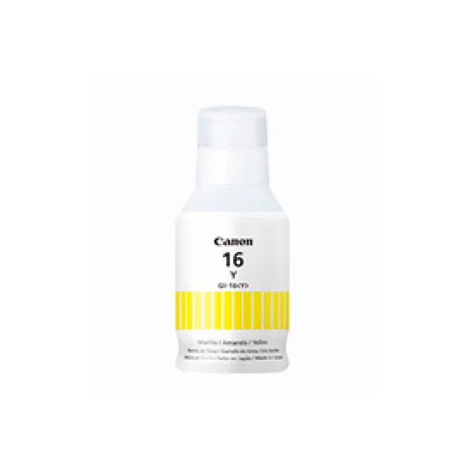 BOTELLA DE TINTA CANON GI-16 AMARILLO 167 ML PARA GX7010 4420C001AA image 2
