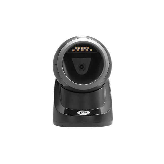 LECTOR DE CODIGOS DE BARRAS GHIA OMNIDIRECCIONAL 2D, USB. COMPATIBLE CON QR image 2