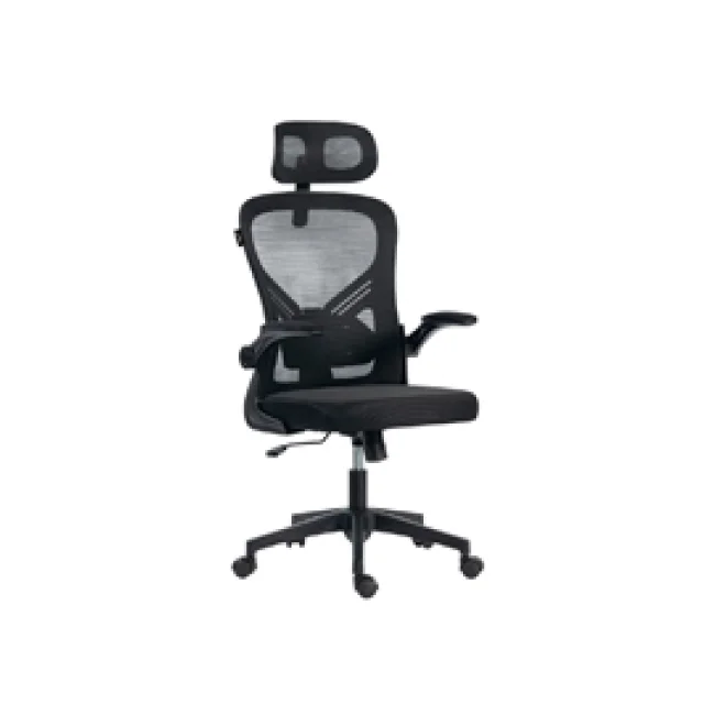 SILLA DE OFICINA ACTECK BASE ESPUMA ALTA SUAVIDAD MARCO Y MALLA NEGRA