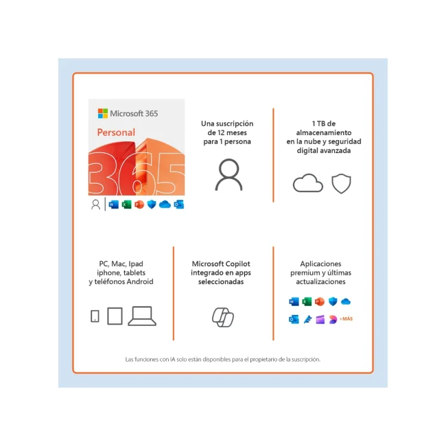 MICROSOFT OFFICE 365 PERSONAL ESD 32/64BITS ALL LENG (EP2-32316) image 3