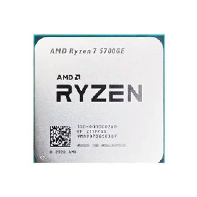PROCESADOR AMD RYZEN 5 5700GE S-AM4 5A GEN / 3.4 - 4.4 GHZ / CACHE 16MB / 6 NUCLEOS / CON GRAFICOS / CON DISIPADOR / GAMER MEDIO  / VENTA POR CAJA COMPLETA / BULK 12 PIEZAS