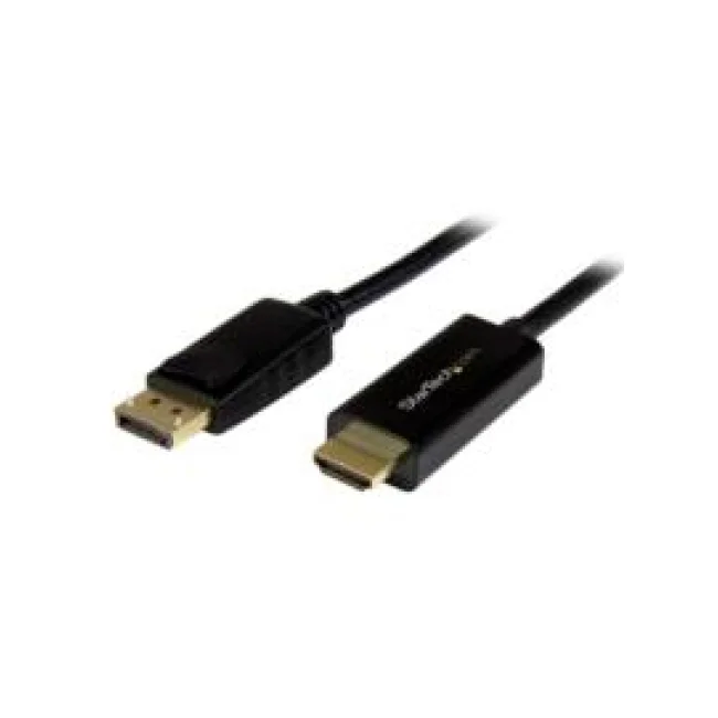 StarTech.com Cable Convertidor DisplayPort a HDMI de 2m - Color Negro - Ultra HD 4K