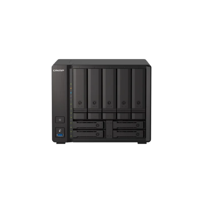 QNAP TS-h973AX NAS Tower Ryzen Embedded V1500B 8 GB DDR4 0 TB QuTS hero Negro image 8