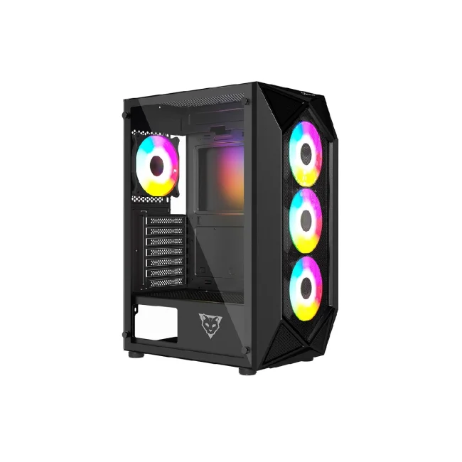 Ocelot Gaming POLYGON-E5 gabinete de computadora Negro image 5