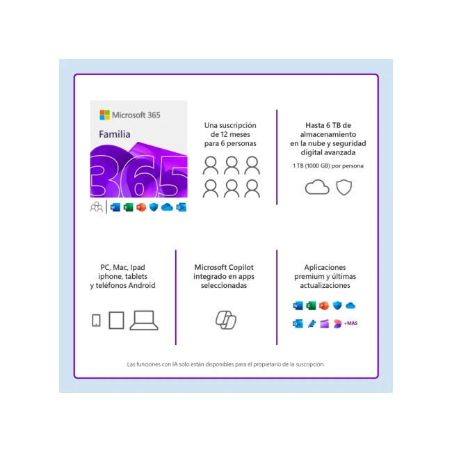 MICROSOFT 365 FAMILY ESD 32/64BITS ALL LENG (EP2-32295) image 4