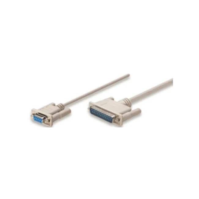 Manhattan 314770 cable serial Gris 1.8 m DB-9 DB-25 image 3