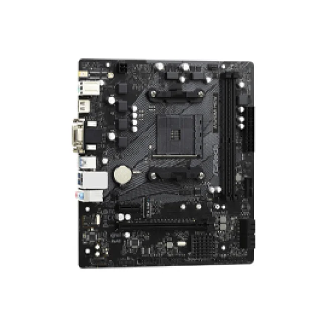 MB ASROCK A520M AMD AM4 / DDR4 4733 / 1 X PCIE 3.0 X16 / D-SUB / DVI-D / HDMI / 6 X USB 3.2 / GAMA BAJA