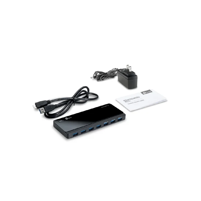 TP-Link UH700 nodo concentrador USB 3.2 Gen 1 (3.1 Gen 1) Micro-B 5000 Mbit/s Negro image 12