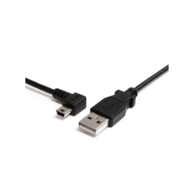 StarTech.com USB2HABM3LA cable USB USB 2.0 0.9 m USB A Mini-USB B 0.48 Gbit/s Negro image 2