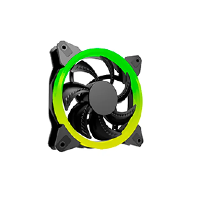 VENTILADOR OCELOT PARA GABINETES/120MM/CONEXION 6 PINES/ILUMINACION RGB/NO INCLUYE HUB/COMPATIBLE CON KIT OCELOT OGPF01