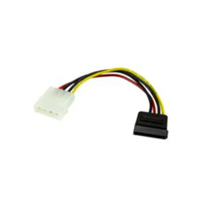StarTech.com Cable Adaptador de 15cm de Alimentación LP4 4 Pines a SATA 15 Pines image 2