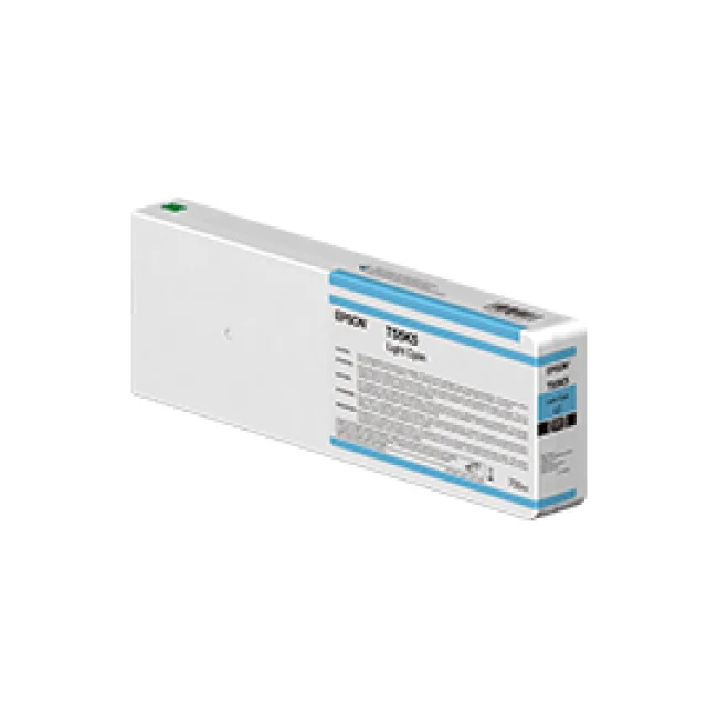 CARTUCHO EPSON MODELO T55K ULTRACHROME HD / HDX CYAN CLARO, PARA PLOTTER P6000/ P7000/ P8000/ P9000 (700 ML)