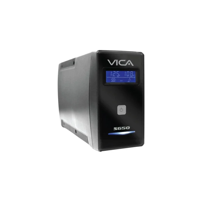 NO BREAK UPS VICA S 650 650VA/360W 8 TOMAS NEMA 5-15R  (4/4), PANTALLA LCD 3 AÑOS DE GARANTIA image 2
