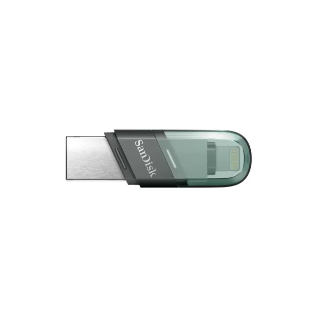 SanDisk iXpand Flash Drive Flip unidad flash USB 256 GB USB Type-A / Lightning 3.2 Gen 1 (3.1 Gen 1) Gris, Plata, Transparente image 5