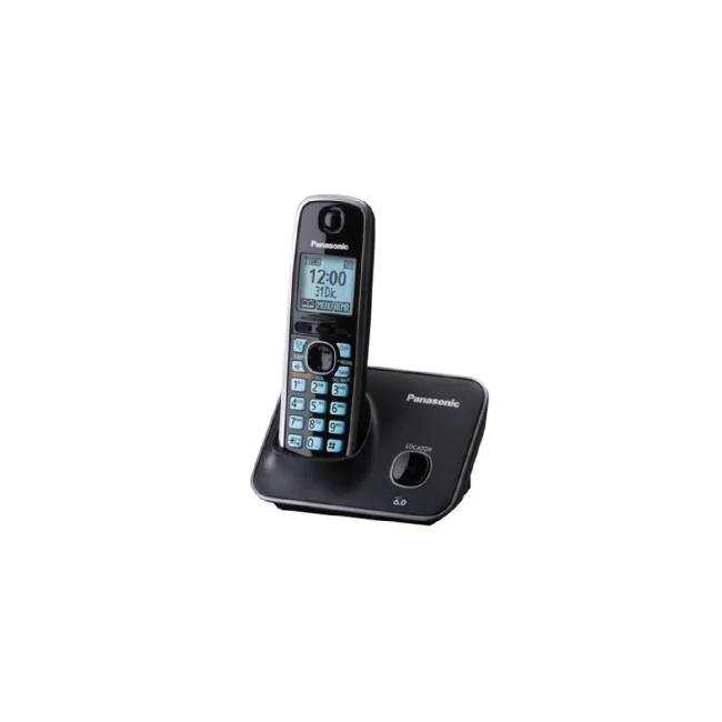 Panasonic KX-TG4111 teléfono Teléfono DECT Identificador de llamadas Negro image 5