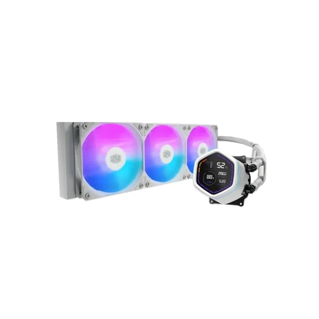 VENTILADOR P/CPU COOLER MASTER (MLX-D36M-A18PW-RD)ML CORE NEX DIGITAL,360MM,ARGB,1851/AM5,BLANCO image 2