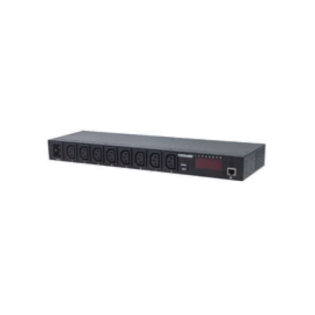 Intellinet Barra multicontactos de 8 salidas para montaje en rack de 19"