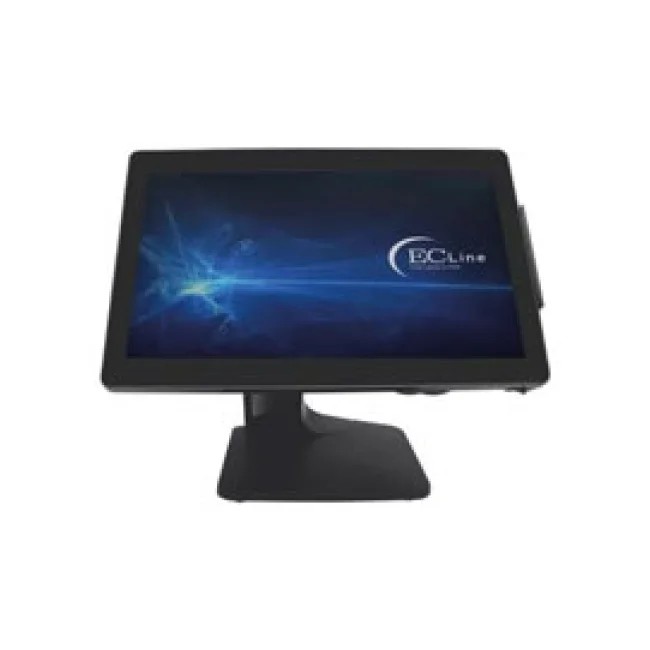 Terminal Punto de Venta Ec Line EC-VP-3100-256-WIN11 Monitor 15.6in AIO Touch Celeron J6412  Ram 8Gb  256 Gb SSD  4 USB  Ethernet  Serial RJ11 Negra 15.6 IN Wide Screen  Win 10 OIT Enterprise