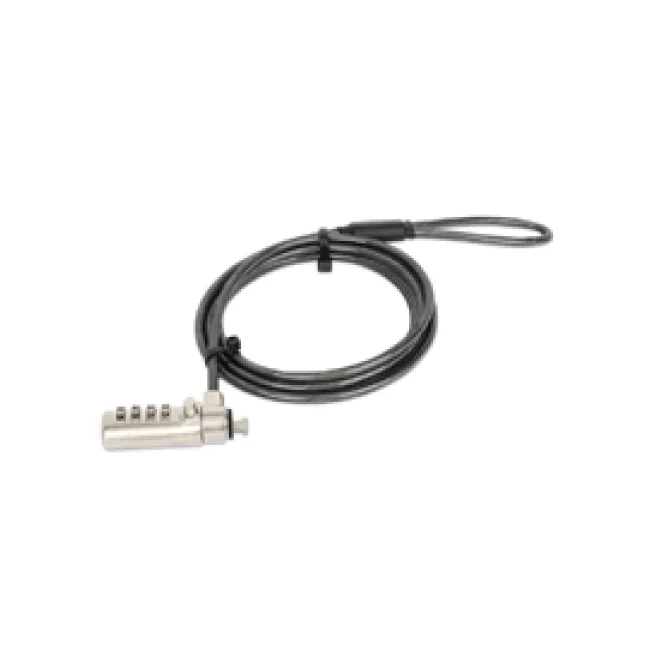 Manhattan Candado Laptop Nano combinación 1.8mts gris