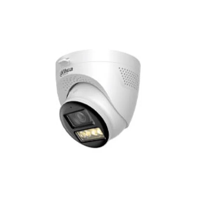DAHUA DH-HAC-HDW1500TQN-IL-T - Cámara Domo 5MP/ Mic Integrado y Audio Bidirec/ Iluminación Dual Mediante IR y Luz Calida/ Hasta 40 Mts de Iluminación/ Lente de 2.8mm Apertura Hasta 111°/ 3DNR Para Reducción de Ruido/ IP67/ Policarbonato + Metal image 2
